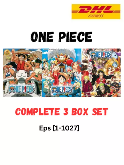 *DVD* ANIME ONE PIECE VOL.668-1027 BOX 3 ENGLISH DUBBED REGION ALL