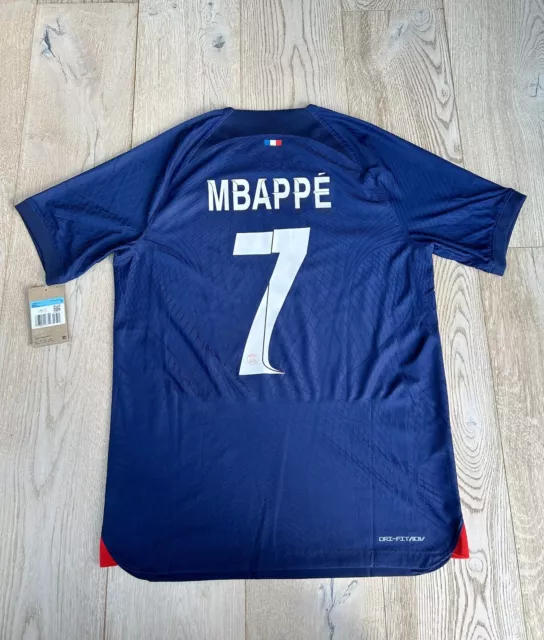 PSG 23/24 Mbappe Player Issue Dri Fit ADV Home Shirt Player Version BNWT