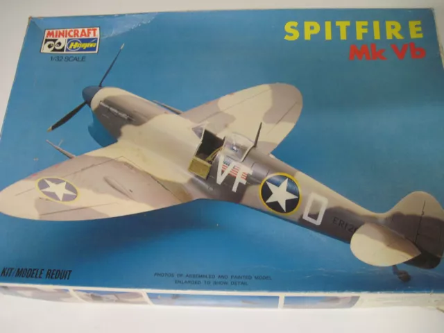 Minicraft Hasegawa 1/32 Spitfire Mk Vb Model Kit Minicraft Hasegawa 1/32 Spitfire Mk Vb Model Kit