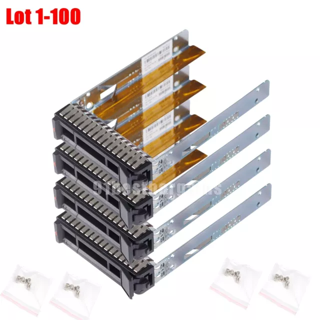 Lot 00E7600 L38552 2.5" HDD Tray Caddy for X6 /M6 X3850 x3650 X3100 X3250 X3550