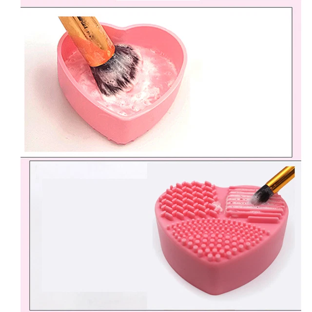 brosse de nettoyage boîte maquillage brosse boîte de nettoyage applicateur de 7