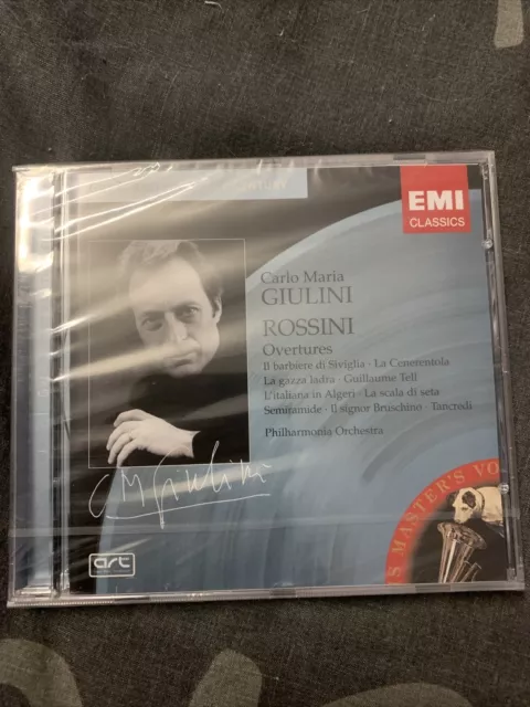 Rossini: Overtures Carlo Mario Giulini Cd(b63/7) Free Postage