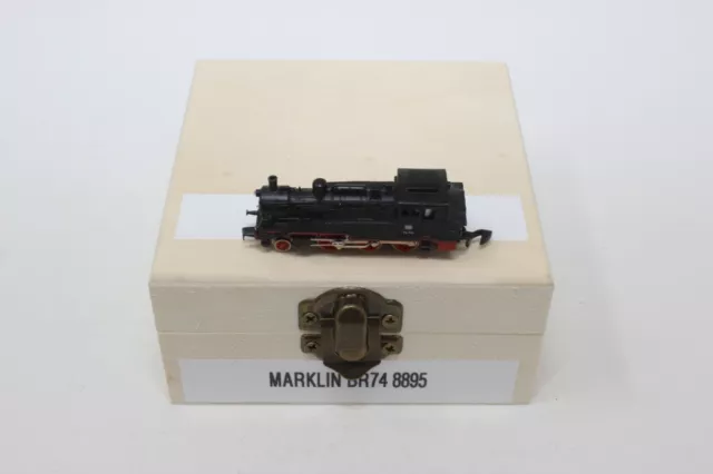 Z Scale Marklin Mini-Club 8895 BR 74 701 DB Tank Locomotive Custom Wood Case