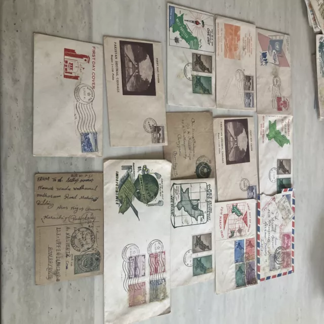 Pakistan First Day Covers And Letters