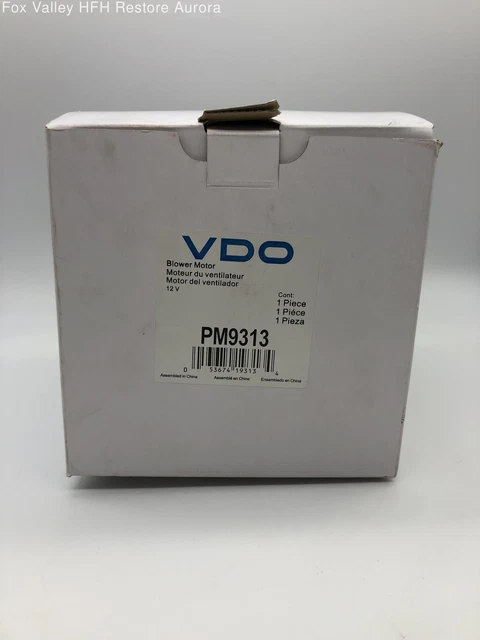 HVAC VDO Blower Motor 12v PM9313