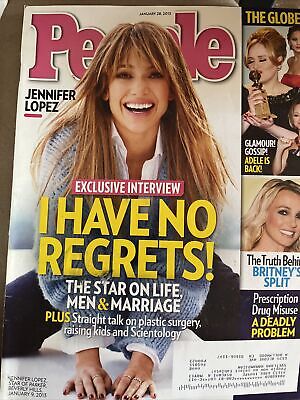 People Magazine Jennifer Lopez Golden Globes Britney Spears Dustin Hoffman 2013