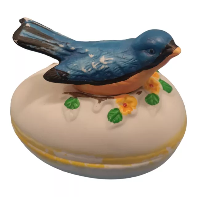 Vintage Blue Bird Trinket Dish