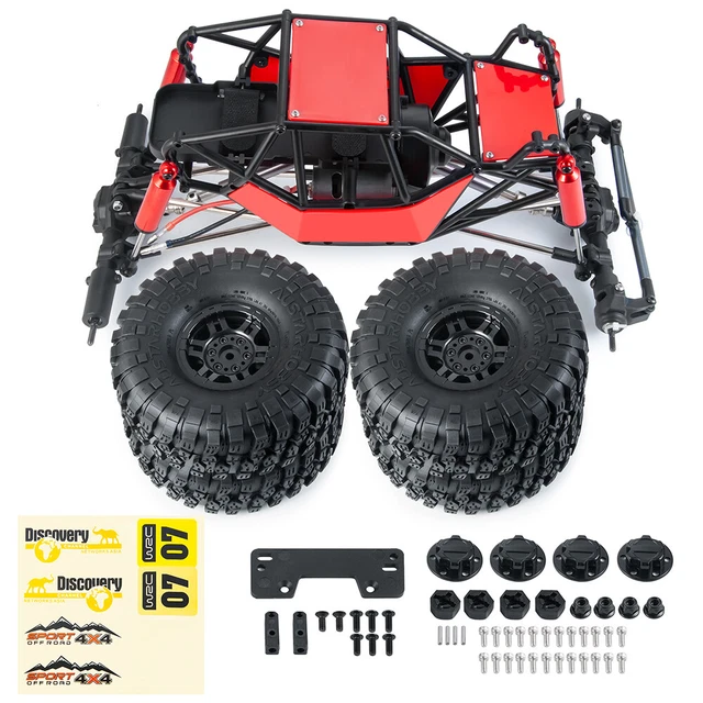 AXspeed - Rete Portabagagli In Gomma Per Auto RC 1/10 Axial SCX10 Wraith RR10 (Nera) - 2