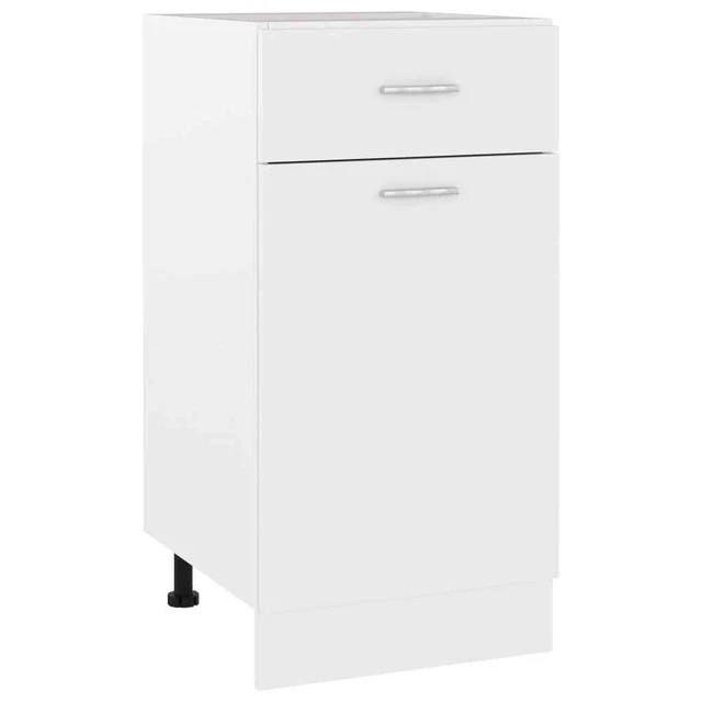 Armoire de plancher à tiroir Blanc 40x46x81,5 cm Aggloméré