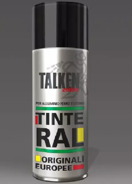 TALKEN -Smalto Acrilico Spray Tinte Ral Nitroacriliche 400 Ml