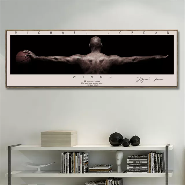 Michael Jordan Wings Canvas Poster Unframed Picture Wall Hangings Home Art Decor