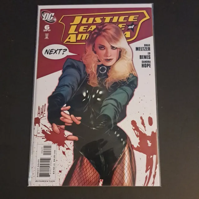 JUSTICE LEAGUE OF AMERICA #6 Comic CGC 9.6 ADAM HUGHES Variant Cover DC 2007 JLA