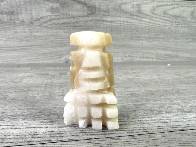 White Brown Marble / Onyx Stone Replacement Pawn Chess Piece