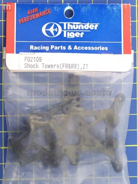 Thunder Tiger PD2109 Tours Amortisseurs Zt Shock Towers Modélisme