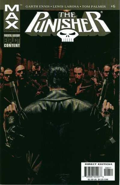 The Punisher #6 MAX, Garth Ennis Story, Near Mint 9.4, 1st Print, 2004