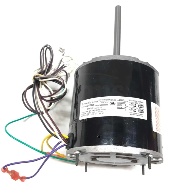 EM3731F EconoMaster Motor 1/4Hp, 1075Rpm, 208-230V, 4.6-5.3A