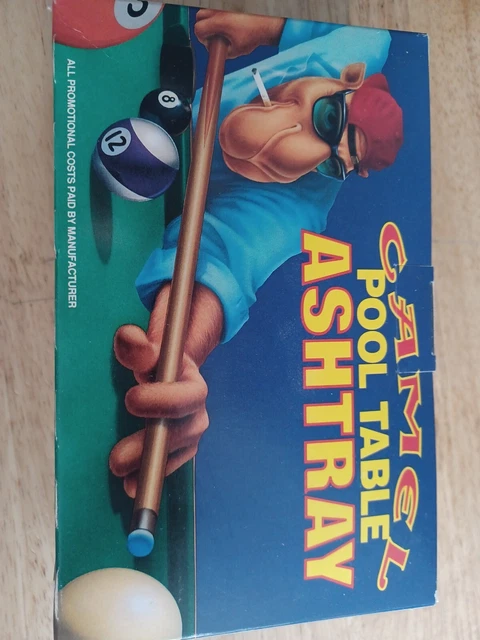 Smokin’ Joe Camel Cigarettes Pool Table Ashtray Store Display, 1992