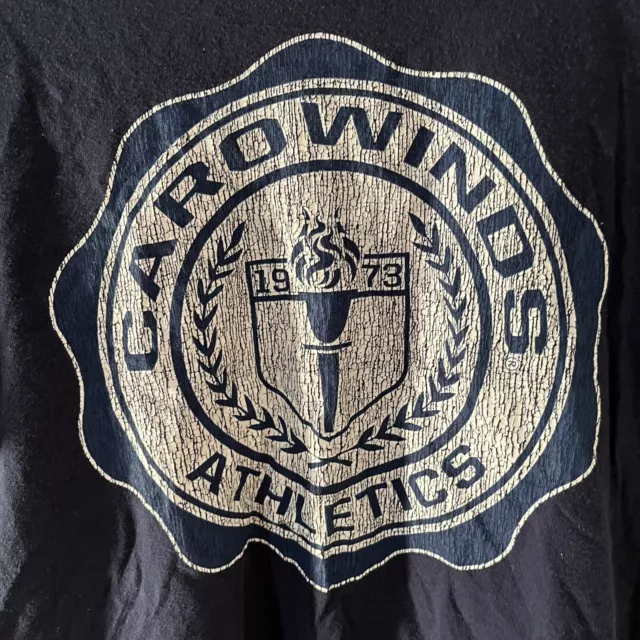 Carowinds Theme Park Adult Medium Blue Graphic Tshirt Cedar Point Knotts Berry