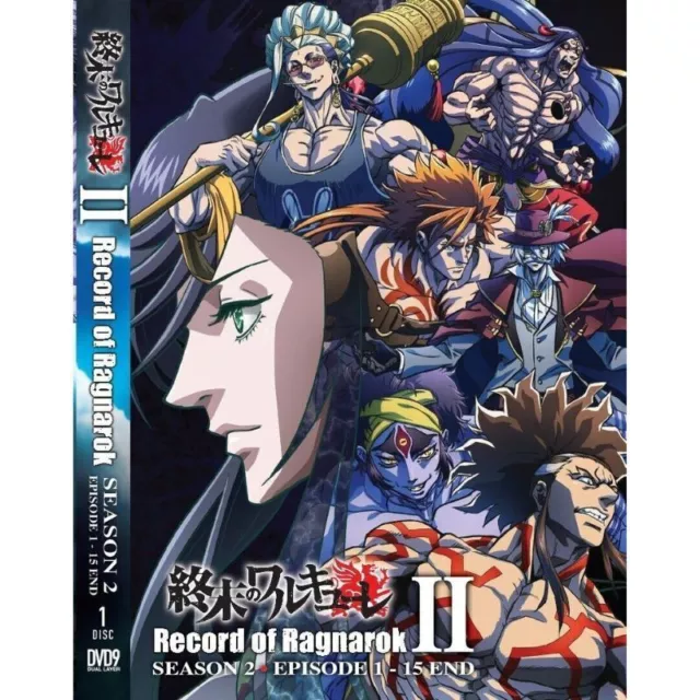 DVD ANIME RECORD OF RAGNAROK COMPLETE TV SERIES VOL.1-12 END