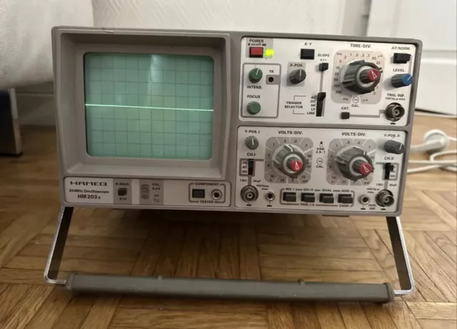 HAMEG HM203-5 OSCILLOSCOPE 2x20MHz