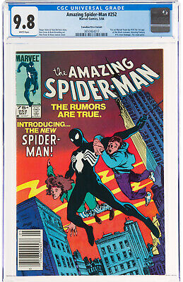Amazing Spider-Man #252 CGC 9.8 RARE Canadian Variant! Newsstand N7 317 cm