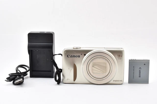 CANON POWERSHOT SX600 HS Gold Compact Digital Camera From Japan