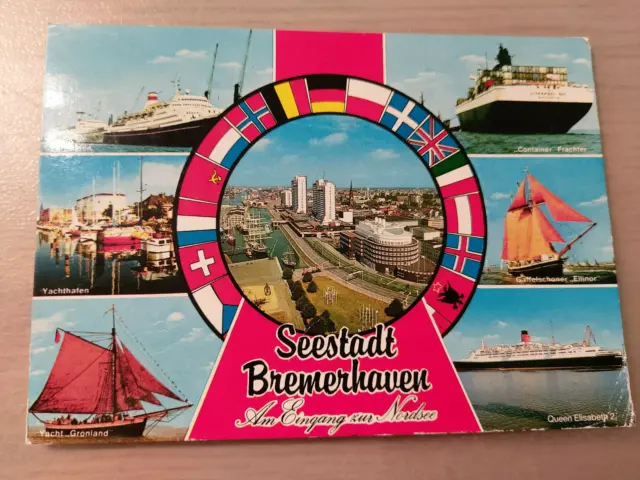 Postkarte Bremerhaven Seestadt 05.12.1988 gel_