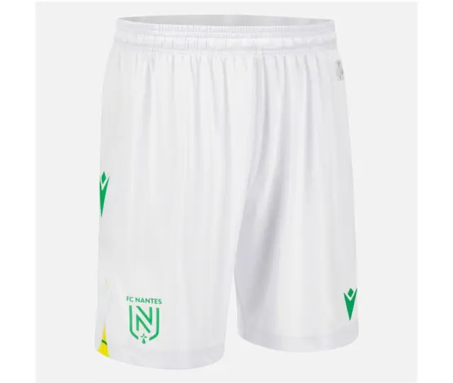 Short Neuf Officiel du FC NANTES Taille S adulte France Football blanc Maillot