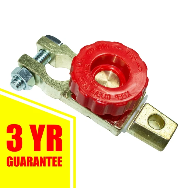 12V BATTERY ISOLATOR SWITCH Kill Disconnect Car Caravan Safety Universal Cut Off £8.39 PicClick UK