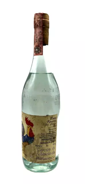 Vintage Grappa Nebbiolo di Barbaresco 1987 Cantina Vignaioli  Pertinace 75cl 42%