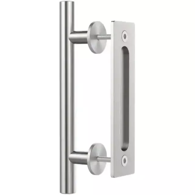 12" Sliding Barn Door Handle Pull Flush Hardware Set