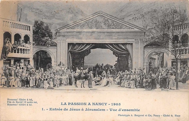 CPA - Edition Bergeret - La Passion Nancy 1905 -
