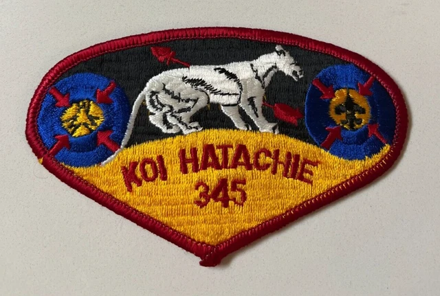 Boy Scout OA 345 Koi Hatachie Lodge Flap S5b