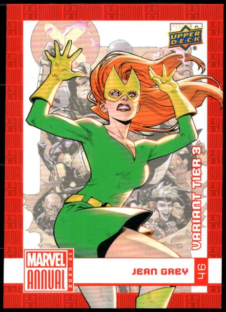 2020/21 UD Upper Deck Marvel Annual "TIER 3" SP Variant Card #46....JEAN GREY