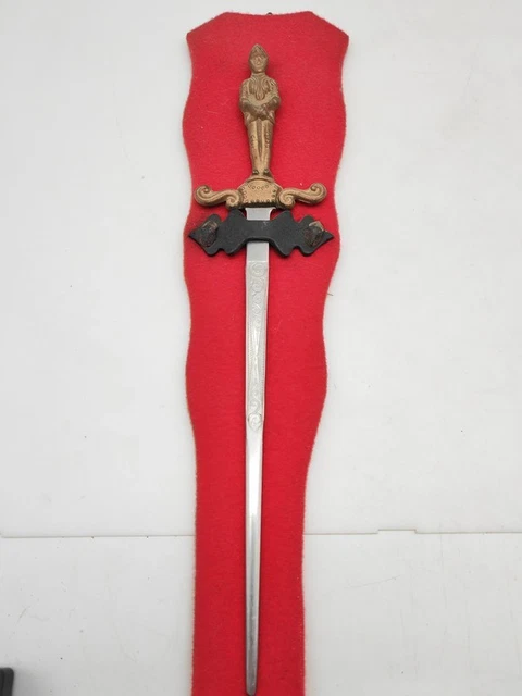 Coupe-papier / Ouvre-lettres Vintage En Métal - Forme De Chevalier - Époque Contemporaine