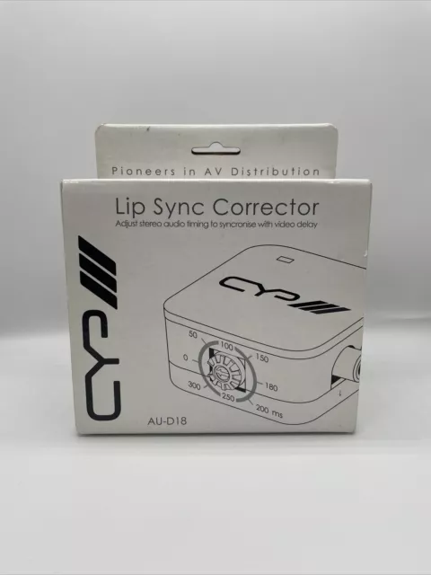 CYP Correttore sincronizzazione labbra stereo regolabile AU-D18