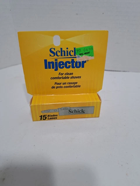 ¡CUCHILLAS INYECTORAS ELEGANTES!  RECUBIERTO DE POLÍMERO• 15 Hojas • ¡Hecho en EE. UU.!  1997 de colección nuevo en caja