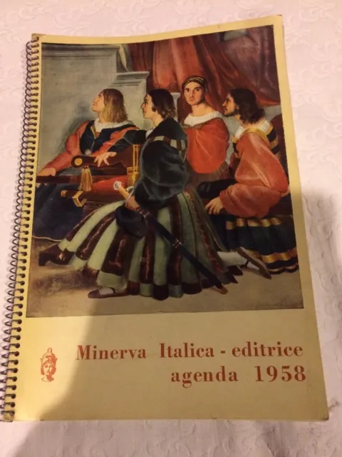Agenda "Minerva Italica Editrice" anno 1958.