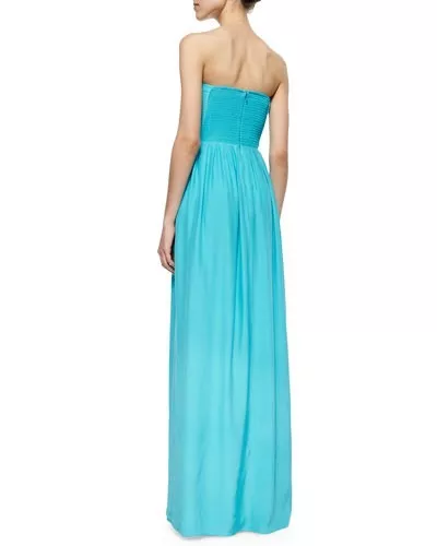 New! $308 Parker Venice Strapless Maxi Dress size Small 2