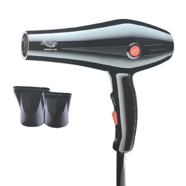 Asciugacapelli Professionale 2000W Con 3 Temperature E 2 Velocit&agrave; &ndash; Modello S-T203 Con Beccuccio