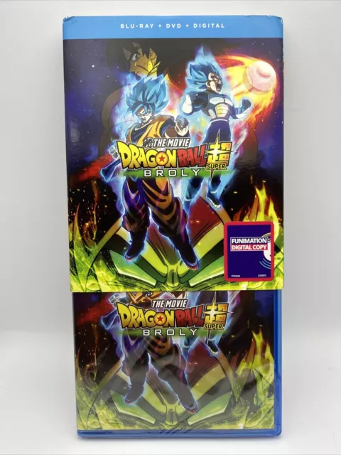 Dragon Ball Z Super: Broly The Movie w/Slipcover Blu Ray (Brand New)