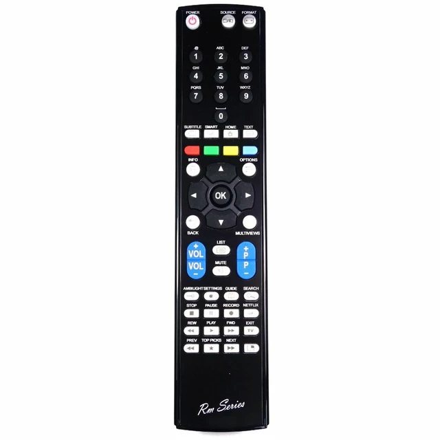 Télécommande TV Philips 70PUS8546/12 - Occasion, Fonctionnelle, Avec Marques D'usure