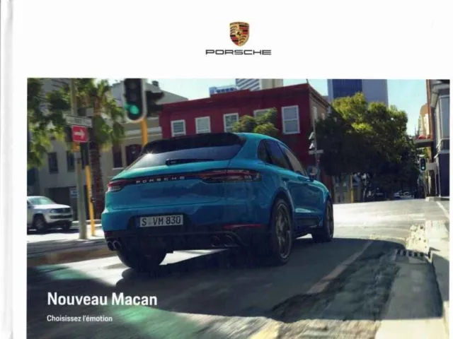 Catalogue Brochure Porsche Macan 07/2018 France