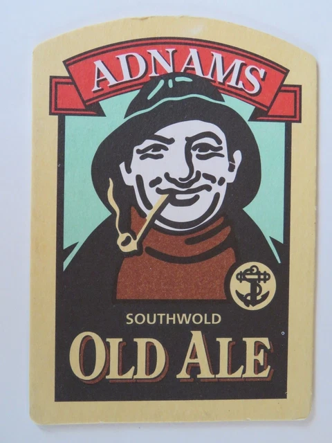 Beer Coaster Mat ~ ADNAMS Brewery Old Ale ~ Southwold, England, UK ~ Beermat
