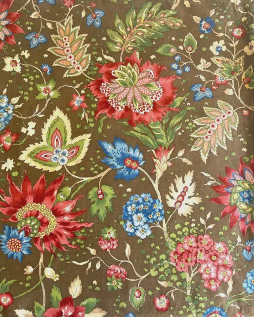 Cotton Fabric Decorator Givenchy for Fabriyaz Scotchgard Floral by Yard