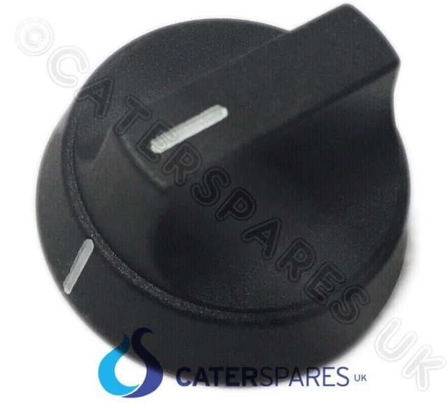 PARRY Noir Bouton de Contrôle Friteuse Four Plaque Cuisson Bain Marie Etc P/N