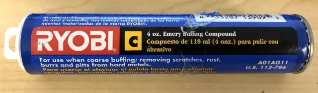 Ryobi 4 oz. Emery Buffing Compound Tube (Type ''C'')