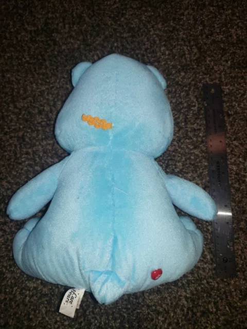 2003 Care Bears Plush Bedtime Bear Blue Stuffed Plush By Nanco 13" 2