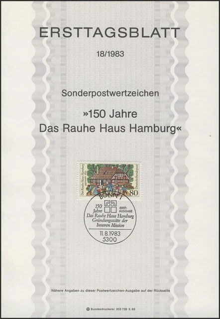 ETB 18/1983 Hamburg, Das Rauhe Haus