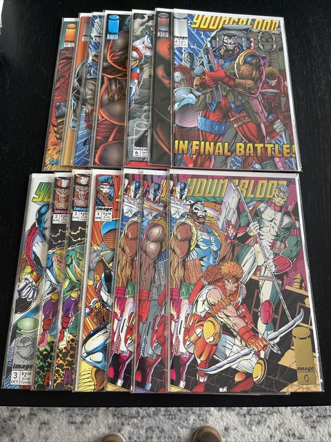 Youngblood 0-10,  VF/NM Rob Liefeld. 1st Prophet and Shadowhawk. Plus variants